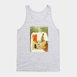 Cute woodland picnic Tank Top